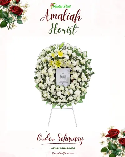 Krans Bunga Duka Cita di Kanangasari